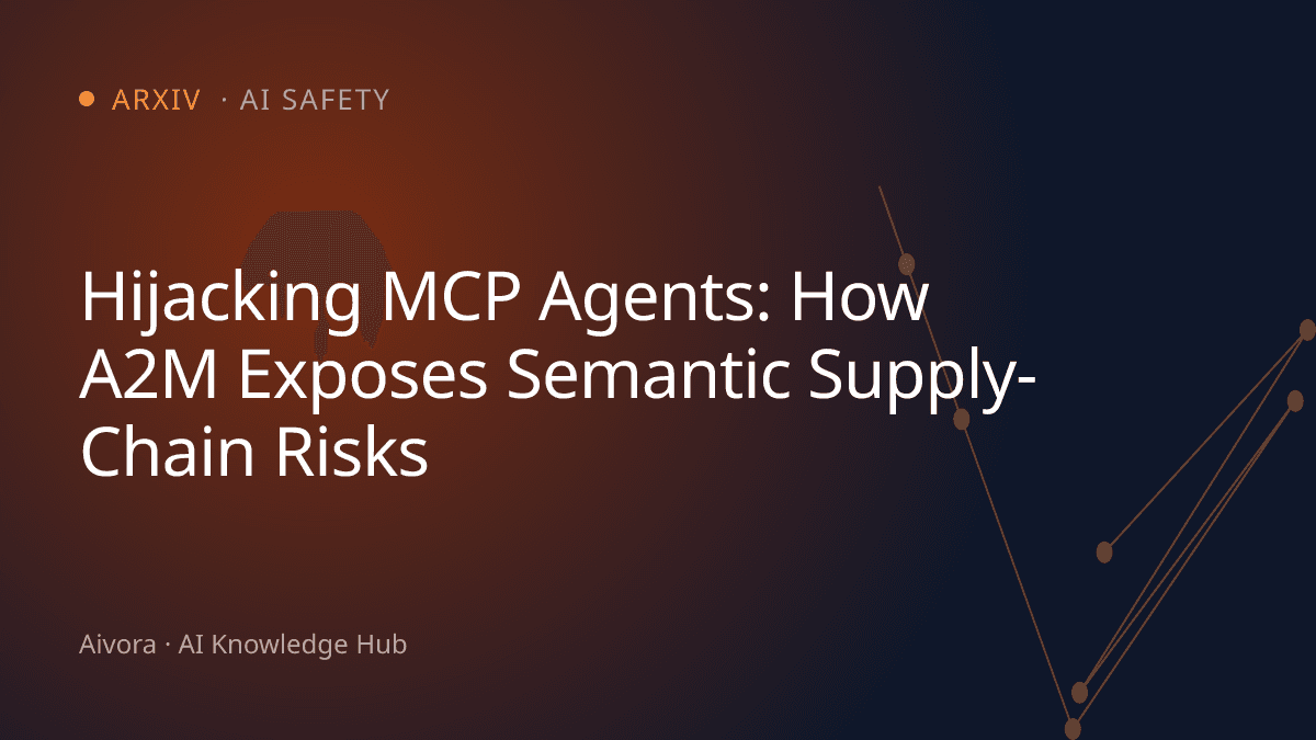 破解 MCP 生態系：新型 A2M 攻擊框架揭示 AI Agent 的語意供應鏈安全威脅