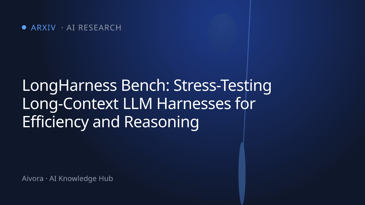 LongHarness Bench：長文本 LLM 外掛機制的效能與效率壓力測試