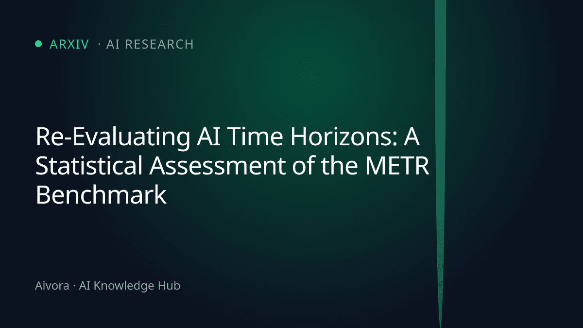 重新審視 METR 時間跨度指標：以統計模型量化 AI 的真實任務能力