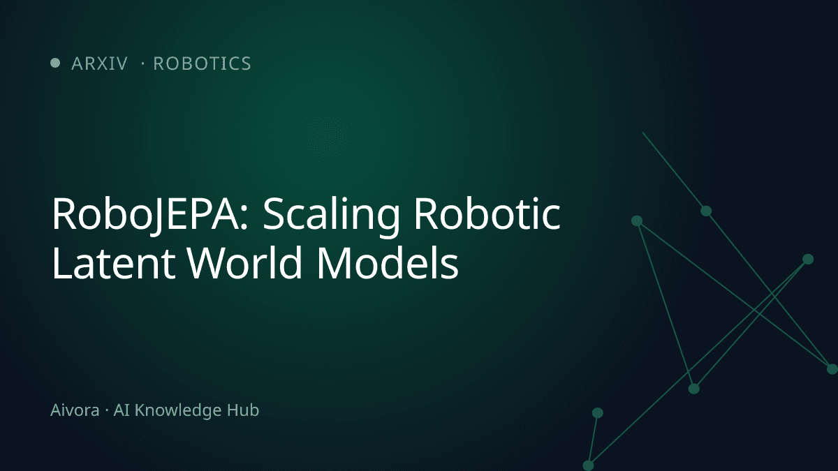 RoboJEPA：具身智慧的潛在世界模型與規模化法則