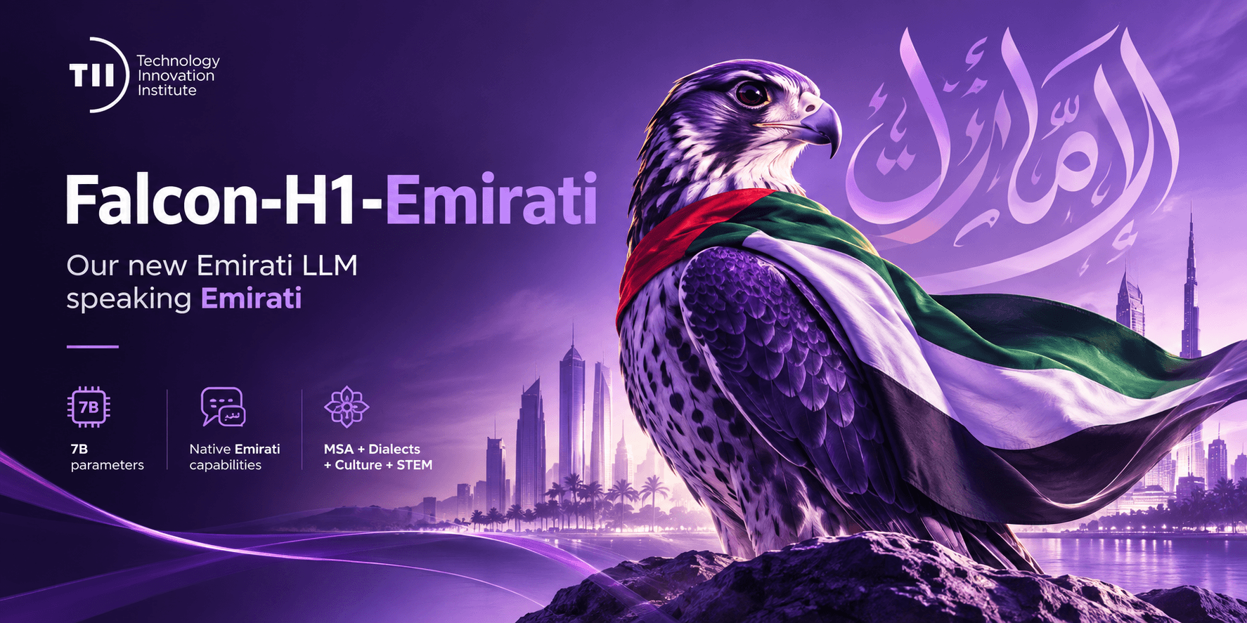 解鎖阿聯酋方言與文化:專為在地語境打造的 Falcon-Emirati-7B 模型