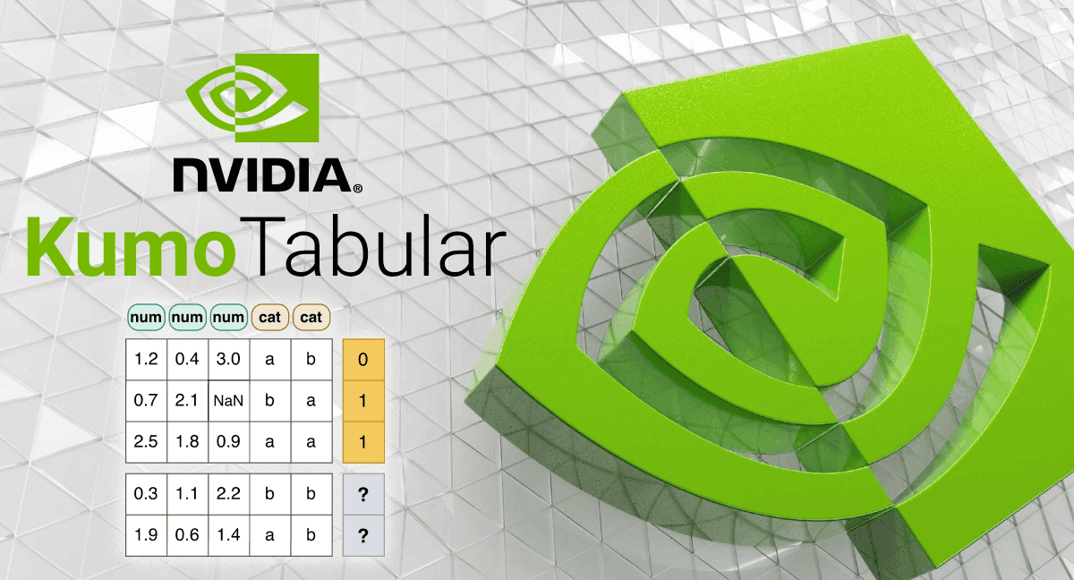 NVIDIA 推出 Kumo Tabular:免訓練、免微調的表格數據開源基礎模型