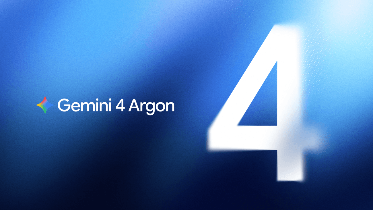 Google 發表新一代前沿模型 Gemini 4 Argon:具備 100 萬 Token 輸出與強大自主 Agent 推理能力